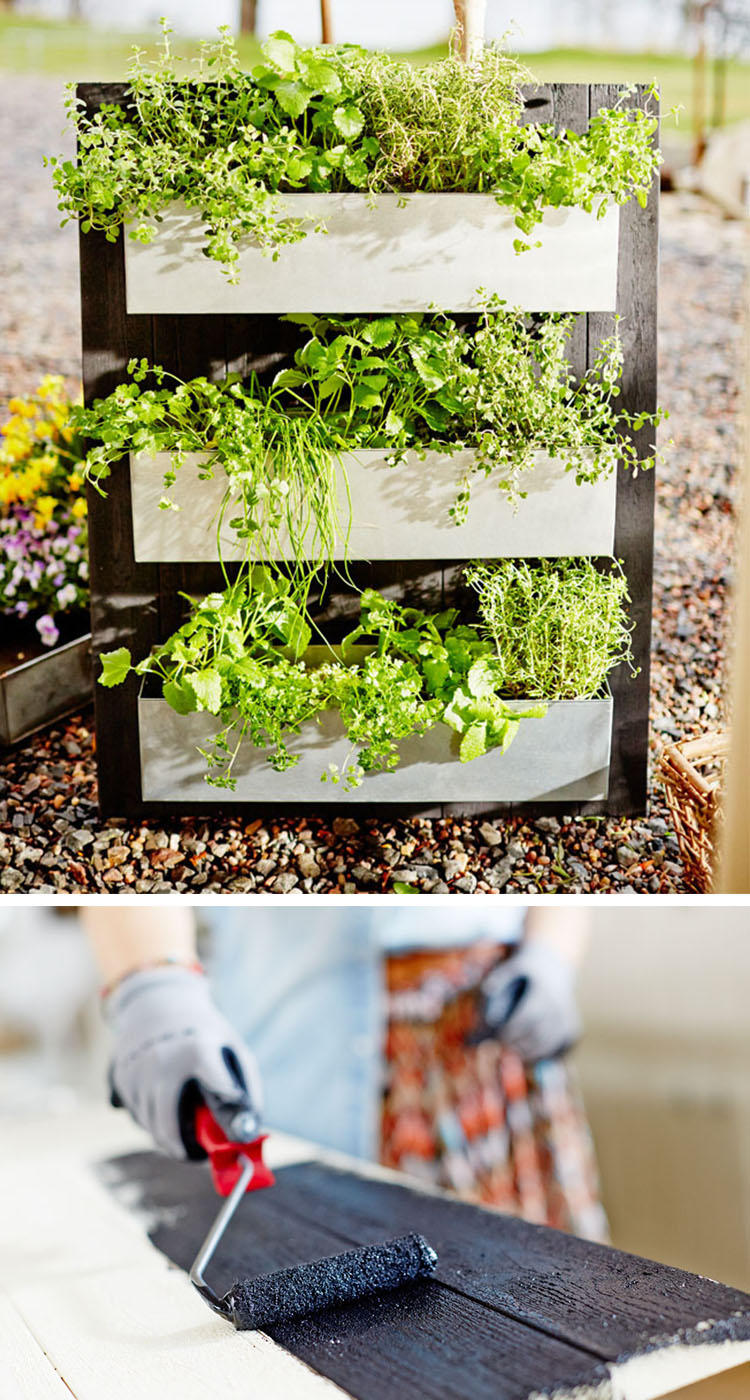 Gör din egen växthylla till balkongen eller terrassen